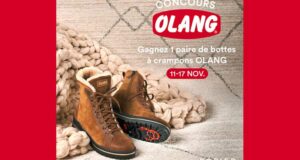 Gagnez une paire de bottes à crampons rabattables OLANG