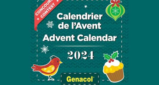 Concours Calendrier de l’Avent de Genacol 2024