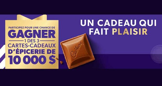 Gagnez 6 cartes cadeaux d’épicerie de 10 000 $ chacune