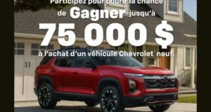 Gagnez 75 000 $ pour l’achat d’un véhicule neuf