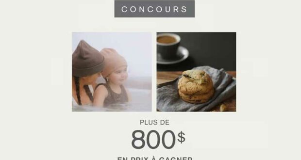 Gagnez 800 $ en prix - Concours Sibéria Spa