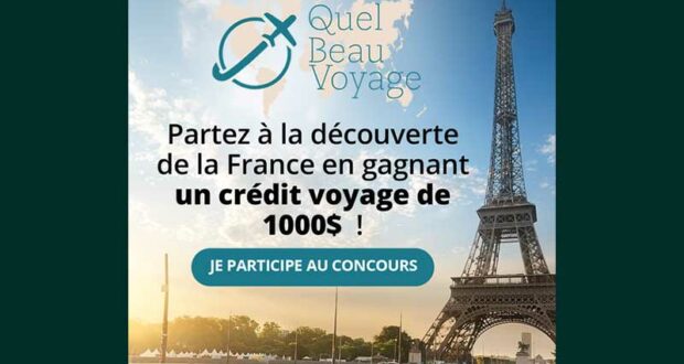 Gagnez un crédit voyage de 1 000 $