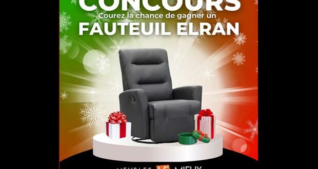 Gagnez un fauteuil Elran