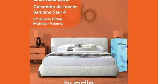 Gagnez un magnifique lit accompagné de son matelas Kooma