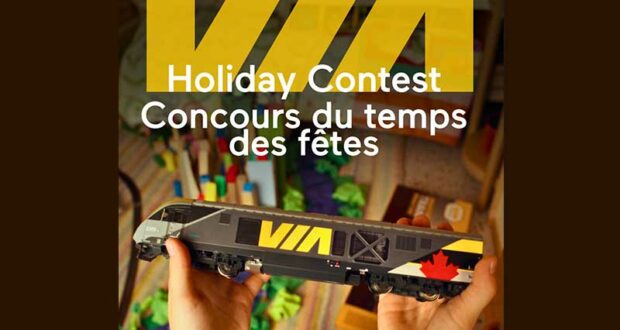 Gagnez un train miniature de VIA Rail