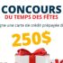 Gagnez une carte de crédit prépayée de 250 $