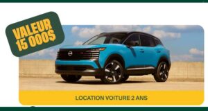 Gagnez 2 ans de location d'une Nissan KICKS 2025 (15 000 $)