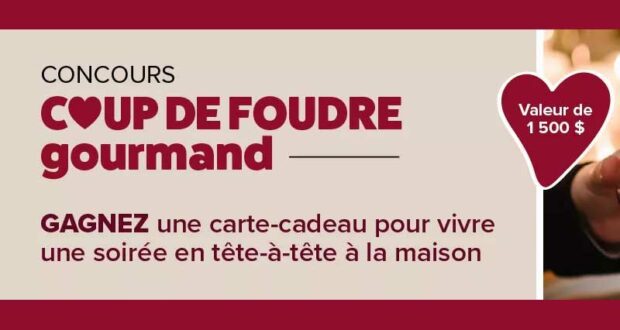 Gagnez 3 Cartes-cadeaux de 1500 $