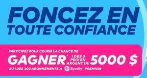 Gagnez 3 prix en argent de 5000 $ chaque