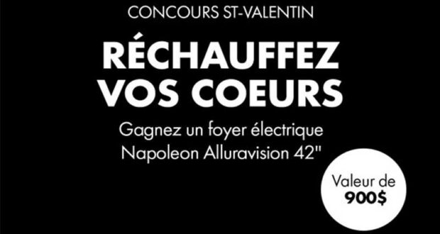 Gagnez un foyer Napoleon Alluravision 42 NEFL42 (900 $)