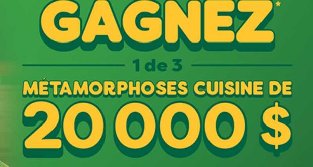 Gagnez une métamorphose cuisine de 20 000 $