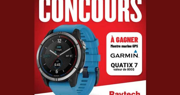 Gagnez une montre marine GPS de 800 $