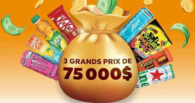 Gagnez 3 grand prix de 75 000 $