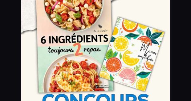 Gagnez deux ensembles de livres de recettes