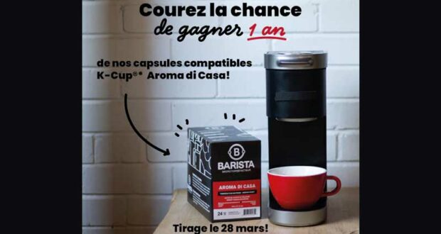 Gagnez un an de capsules compatibles K-cup