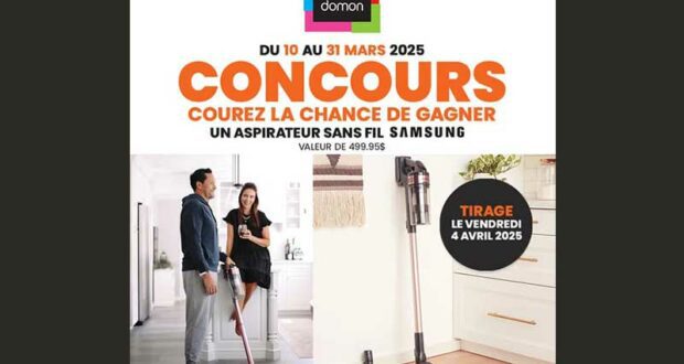 Gagnez un aspirateur sans fil Samsung