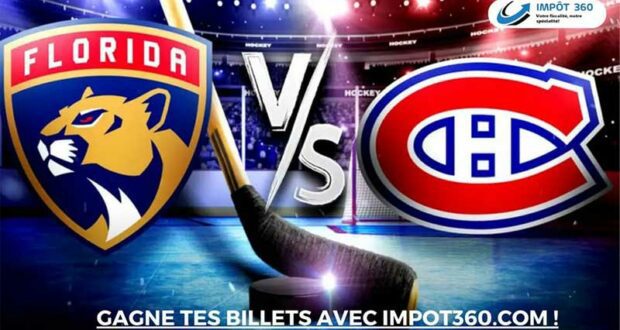 Gagnez vos billets pour Le match contre les Panthers de la Floride